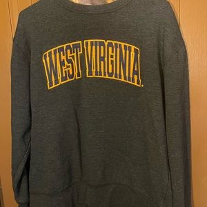 West Va Mountaineers sweatshirt majestic section 101